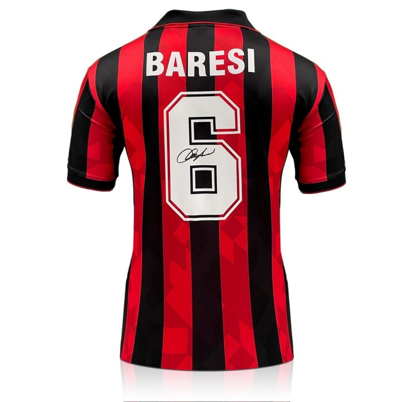 Franco Baresi 1994 Signed AC Milan Shirt