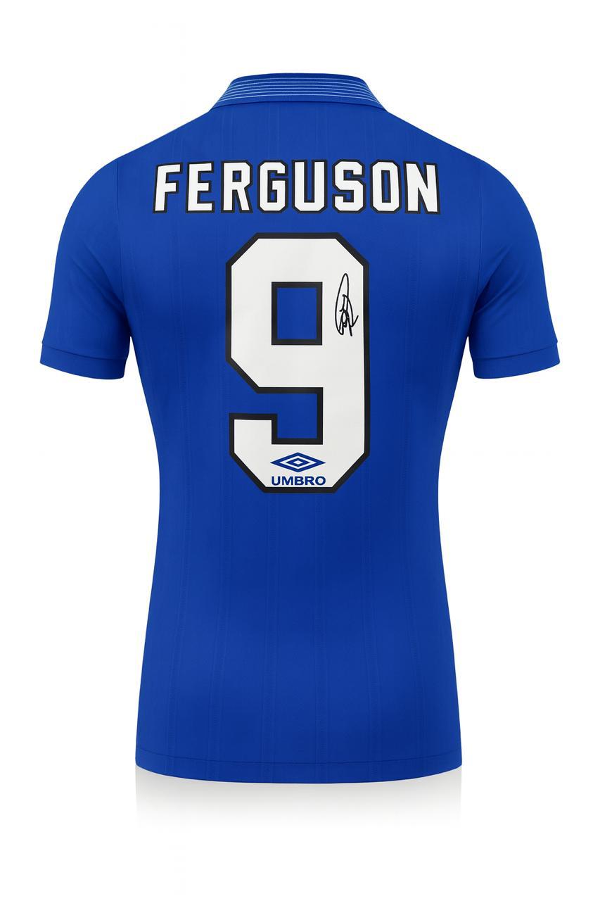 Duncan Ferguson Signed Everton Shirt