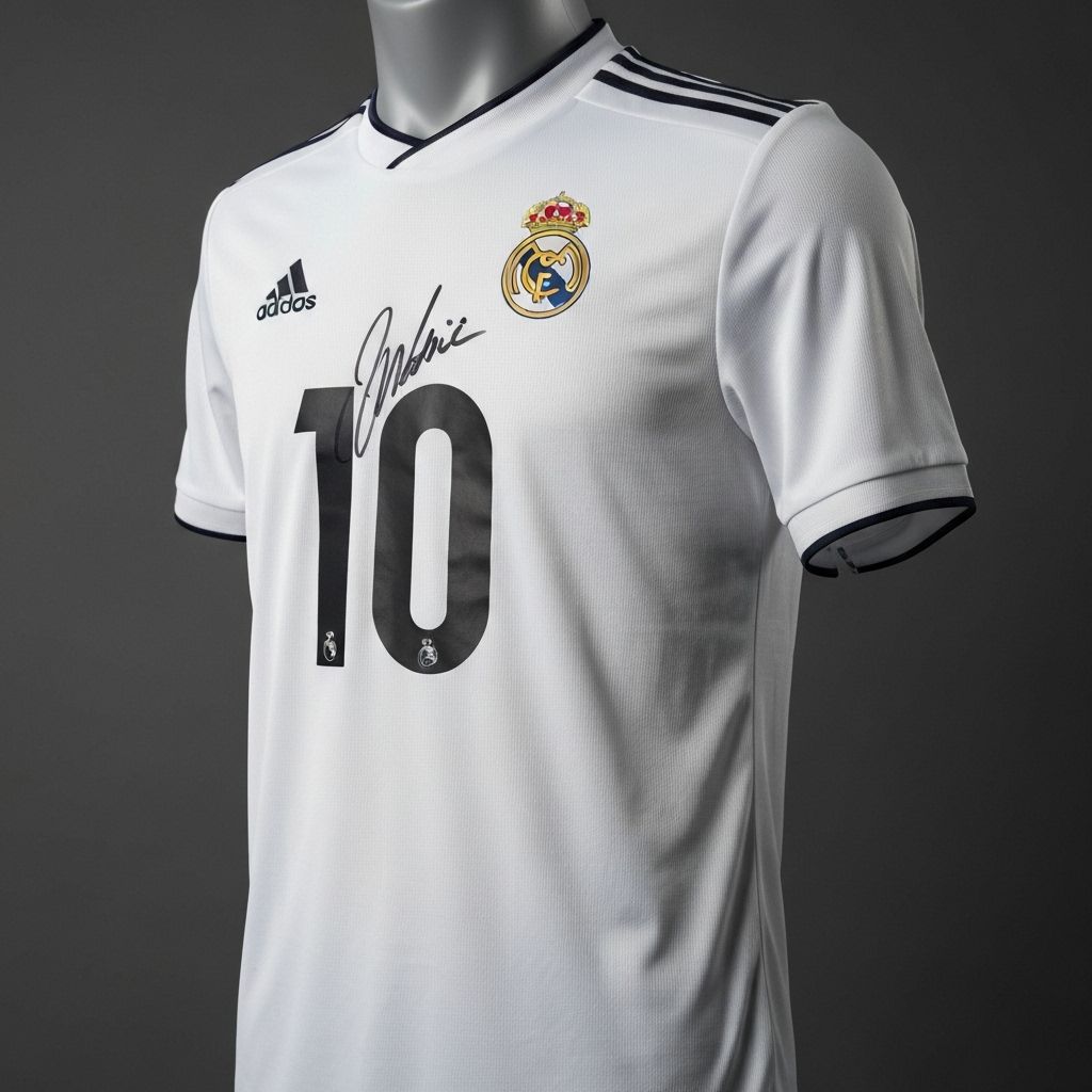 Luka Modrić 2024/25 Signed Real Madrid Shirt